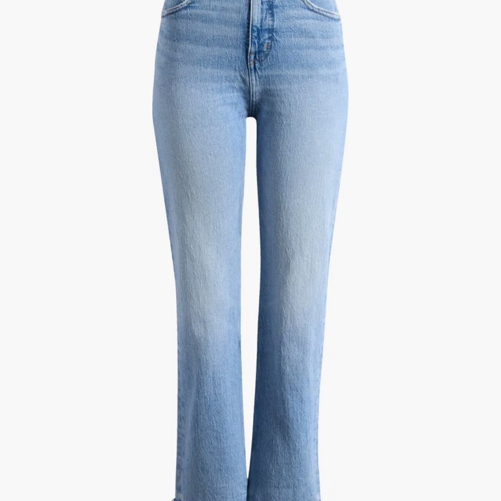Madewell light wash 90s straight Leg Jeans with High Waist